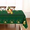 3 Pack Ramadan Mubarak Tablecloths for Eid Mubarak Decorations, 54" x 108" Plastic Disposable Happiness Ramadan Eid Al-fitr Party Table Covers for Rectangle Tables Ramadan Party Favors(Green)